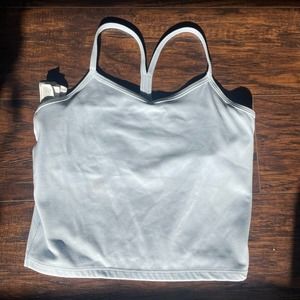 Athleta girls baby blue sports bra size M